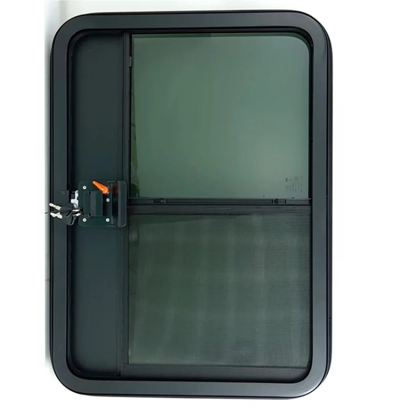 دمعة مقطورة الباب 620x950 مللي متر RV التخييم سبائك الألومنيوم إطار الباب ل RV متنقل عربات التخييم