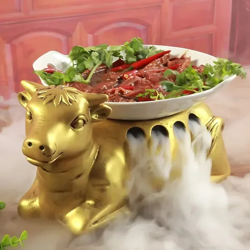 Dry Ice Smoke Spray Internet Celebrity Bestekplaat