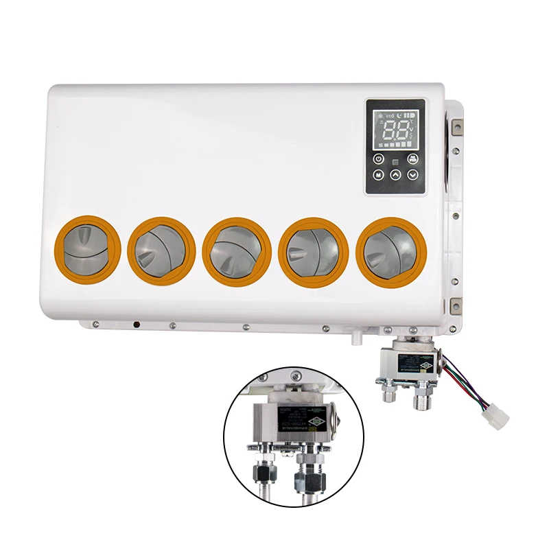 12V/24V Universal Automotive Air Conditioner Wall-Mounted Evaporator Assembly for Truck, Engineering Vehicle & RV