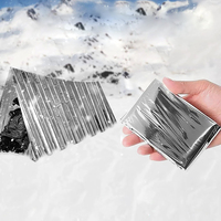 Emergency Folding Thermal Blanket Waterproof Windproof Sunshade Rescue Shelter for Outdoor Camping Hiking Survival Equipment