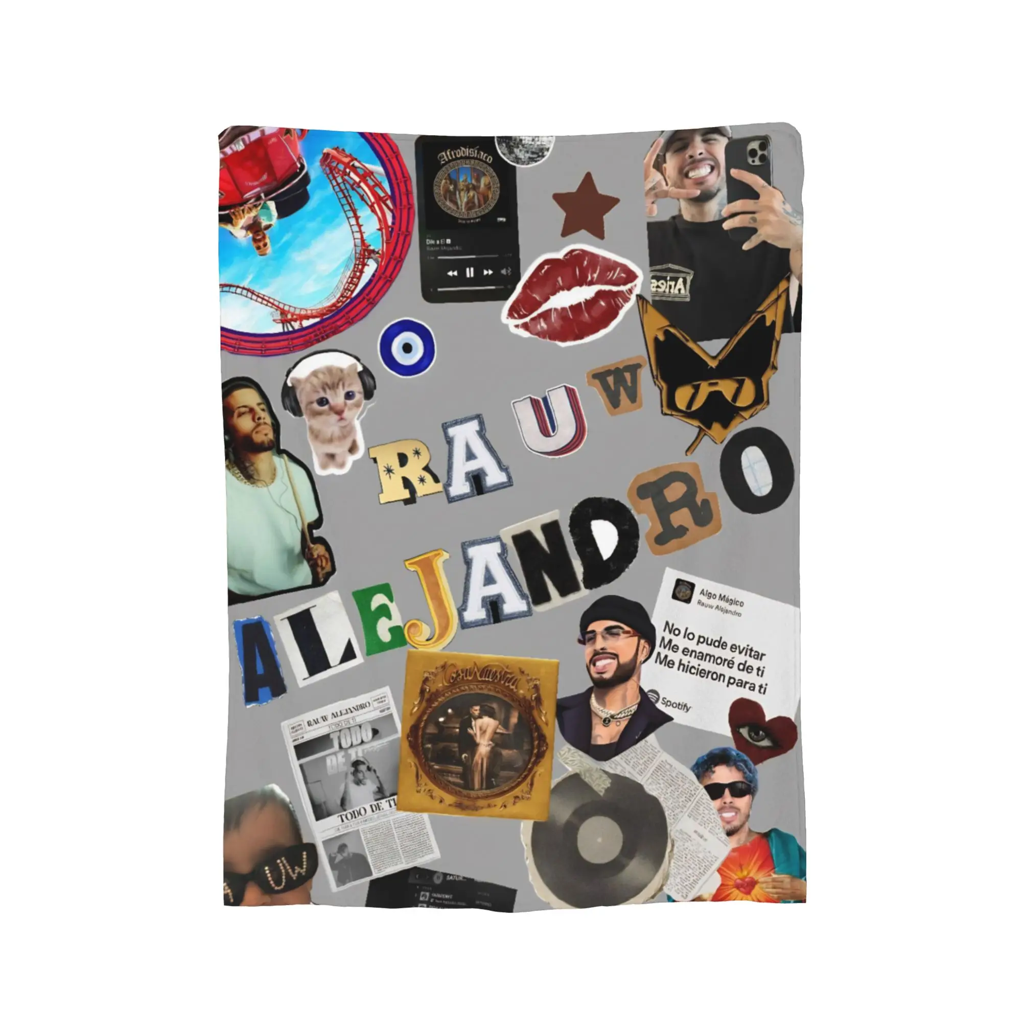 Rauw Alejandro Singer Rapper Merch Blanket Super Soft Warm  Throw Blankets for Bed 50x60 Inches Multiple Sizes Bedspread