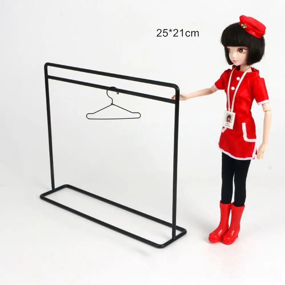 Garment Organizer Doll Clothes Rack Dollhouse Furniture Display Stand Miniature Hangers Wardrobe Earrings Jewelry