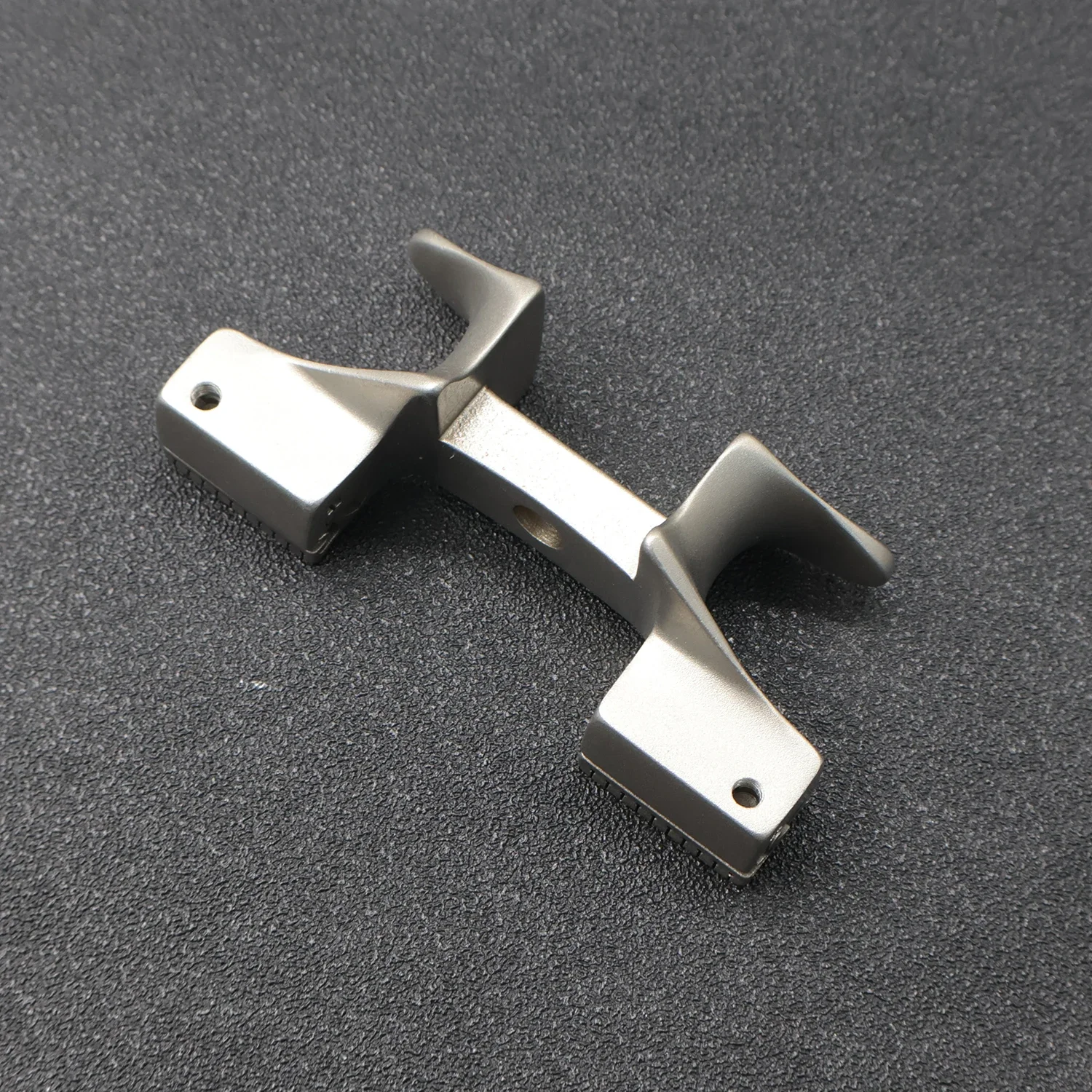 Cabezal de catapulta metálico – Goma dentada para montaje de pesca - imagen 2