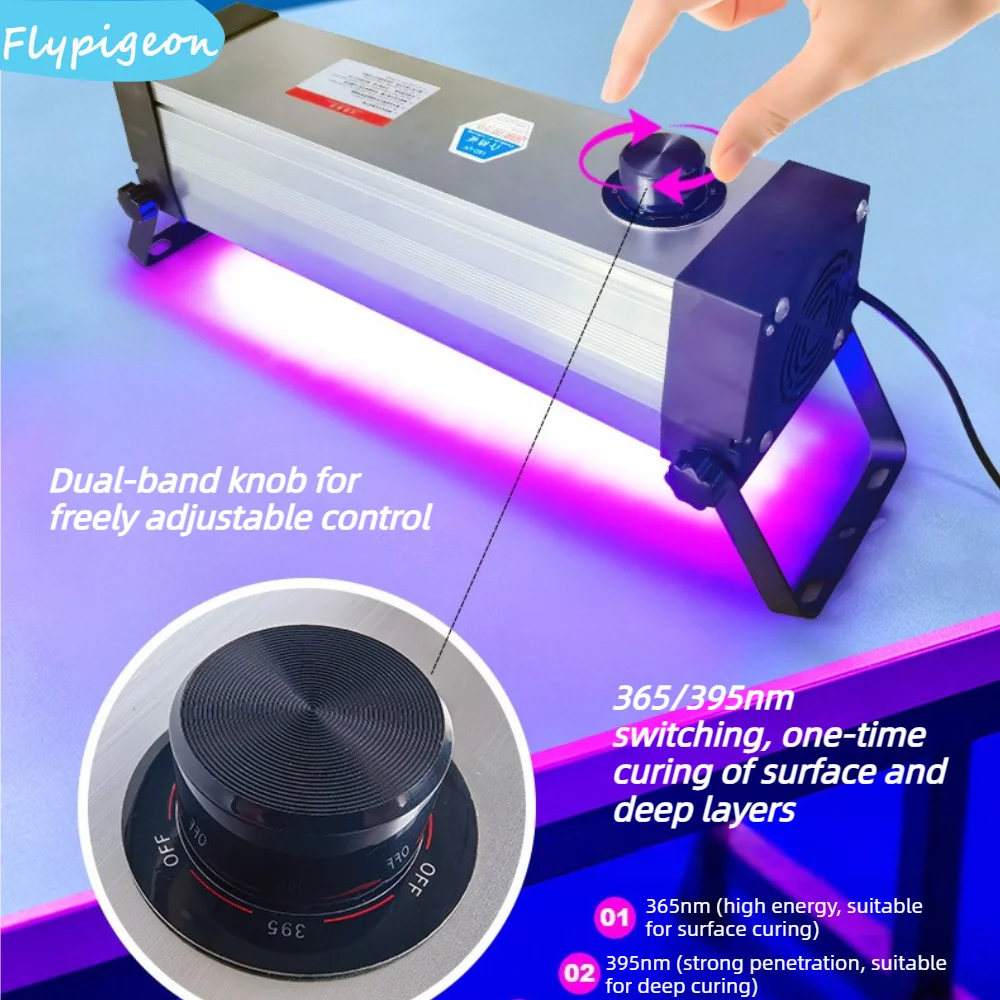 1000W 3000W Dual Band LED UV Curing Lamp 365/395nm Free Switching UV Adhesive Surface Deep Curing 2000W