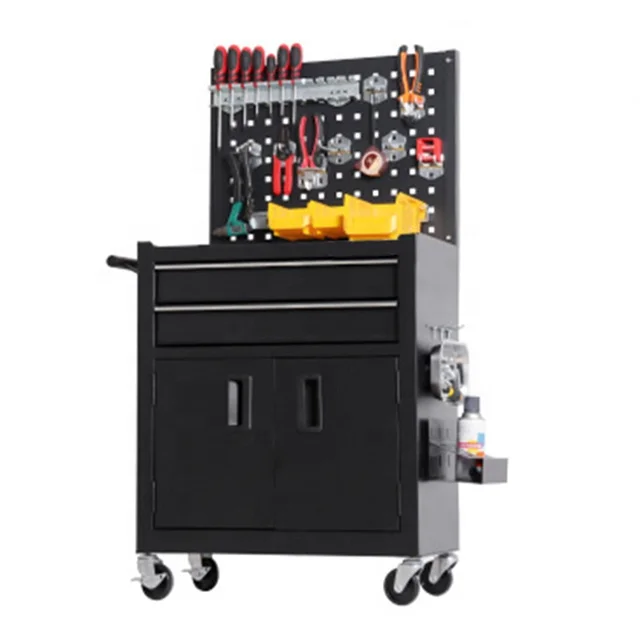 Work station vehicle garage equipment tools boxes automotive service tool set trolley