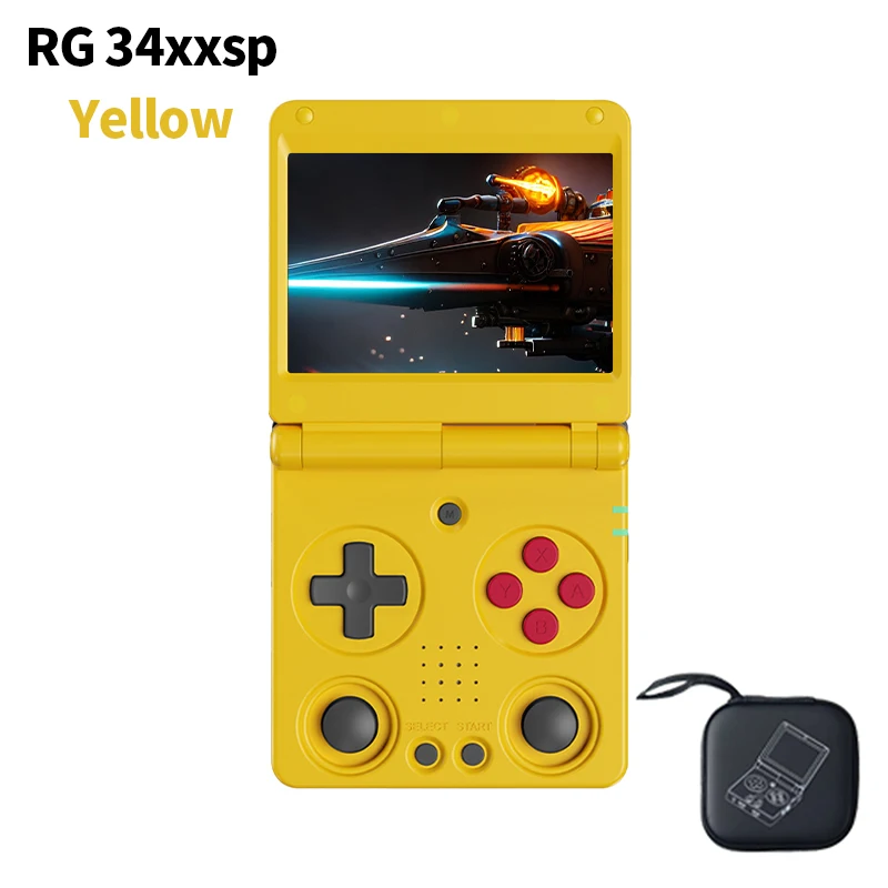 ANBERNIC RG34XX SP 携帯ゲーム機 3.4インチ IPS 64ビット