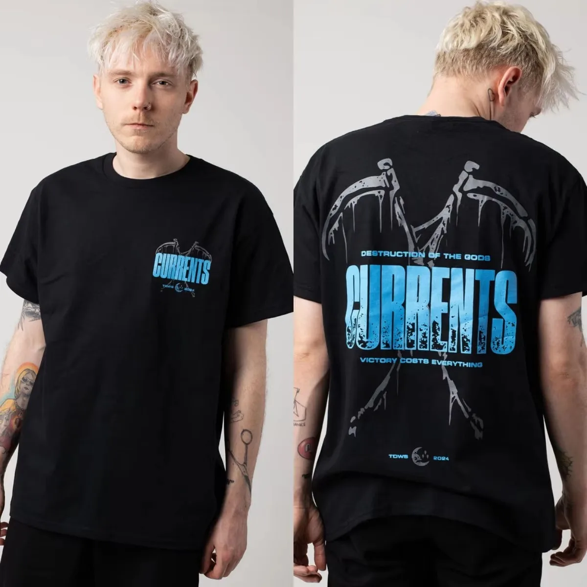Currents The Death We Seek Crying Mary Band Graphic T-Shirt Cotton Men Women Streetwear Tee