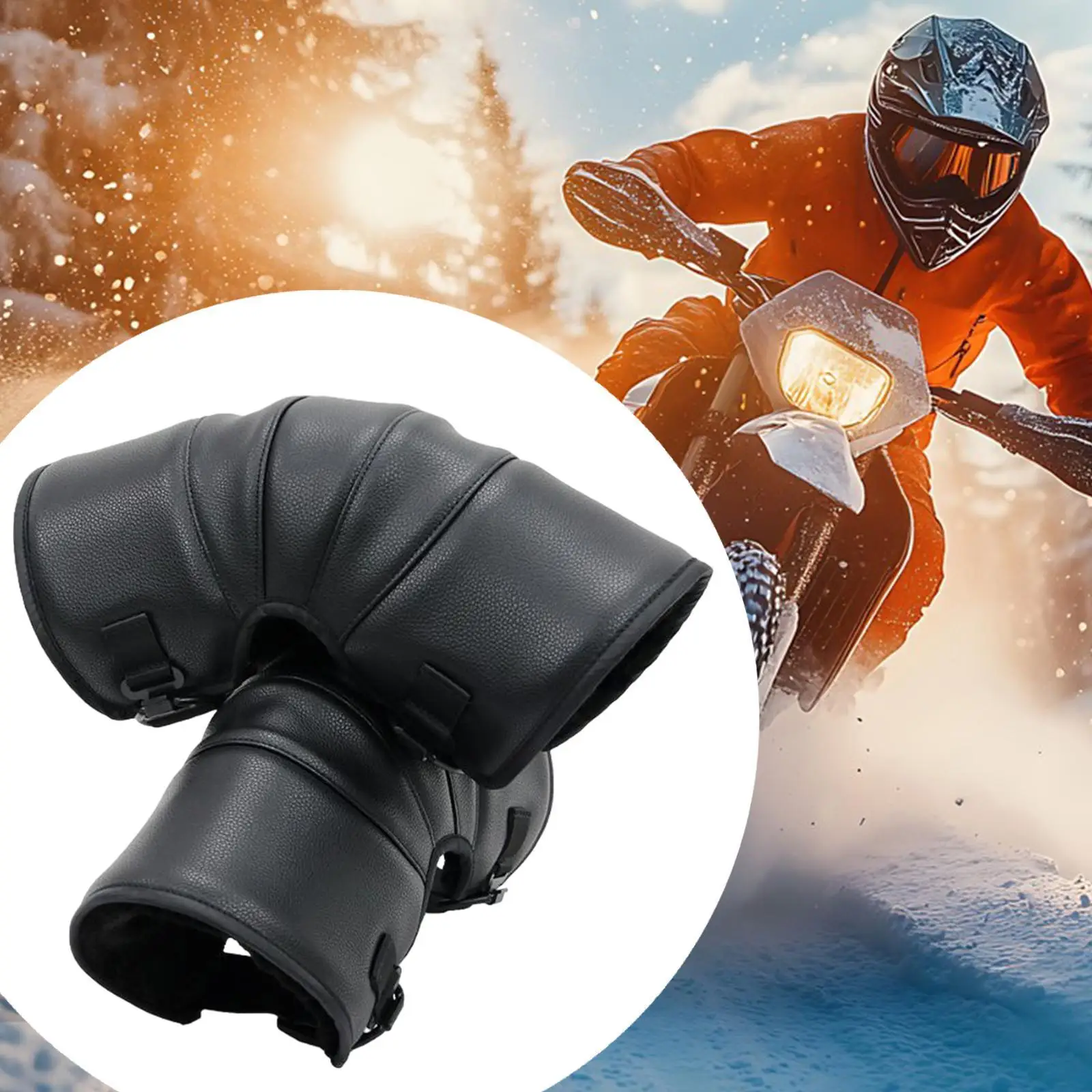 2Pcs Motorcycle Knee Pads,Protective Gear Waterproof Crashproof Warm Knee Shin Guards Knee Brace for Women Men Winter