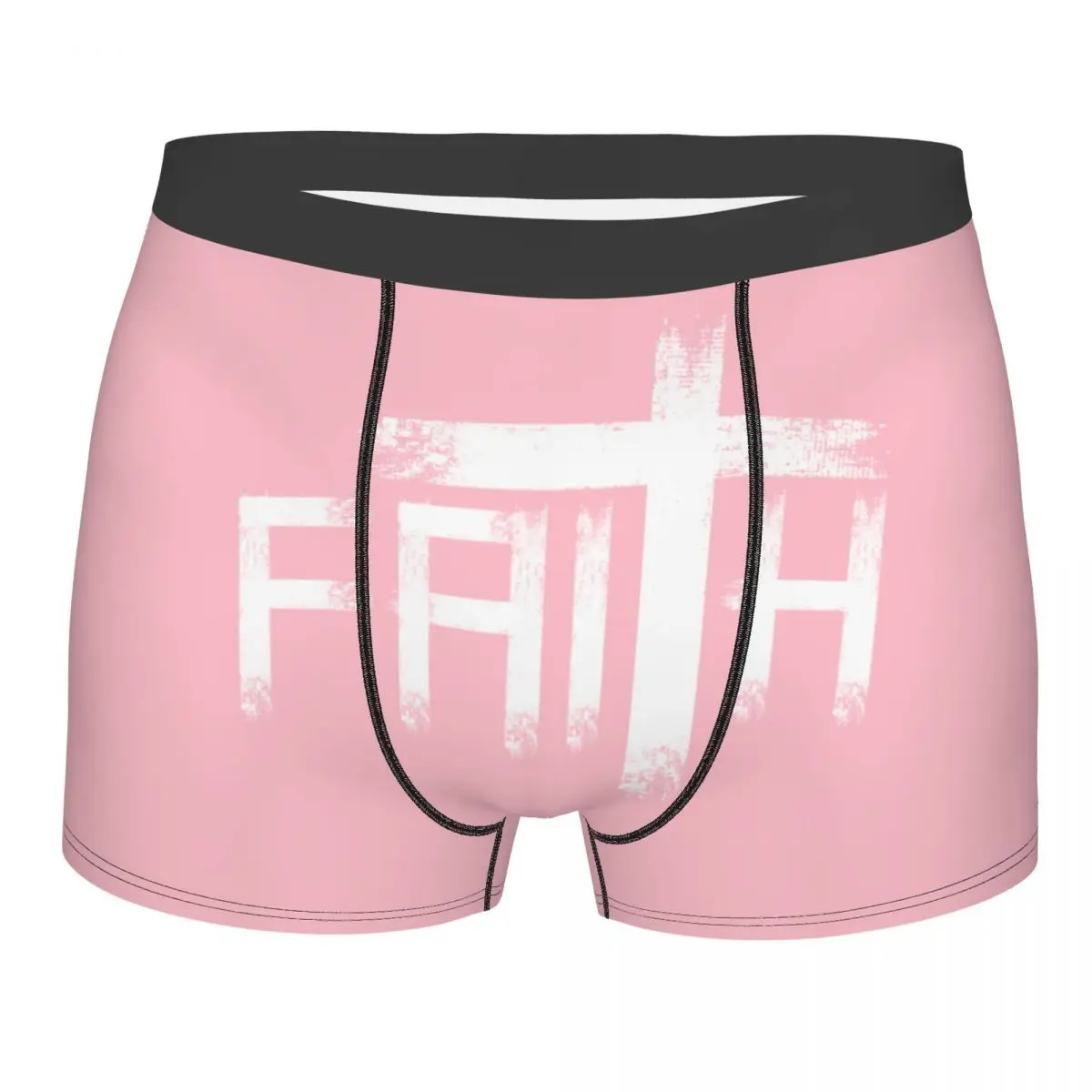 Custom Jesus Believer Christian Boxer Shorts Faith Christianity Religious Underwear Panties Briefs Breathable Underpants