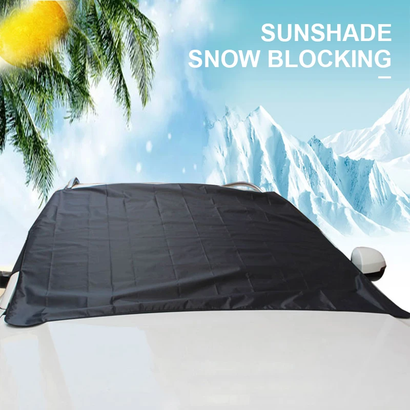 Universal Car Protection Windshield Cover Protector Prevent Snow Ice Sun Shade Dust Frost Freezing Sun Shade Car Umbrella Shade