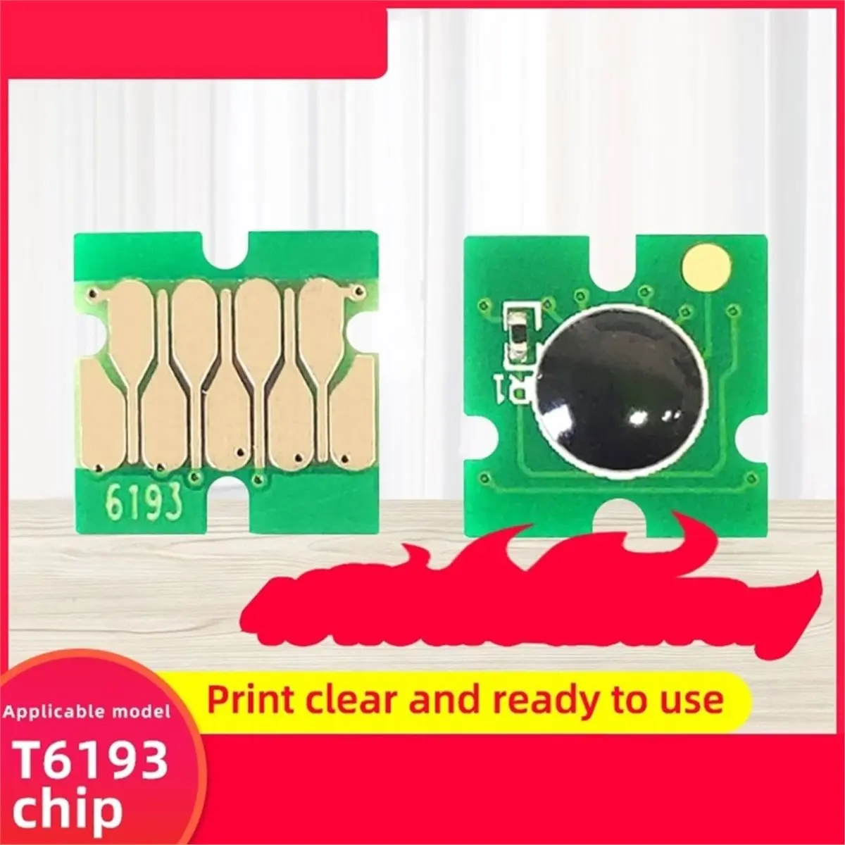 10pcs T6193 Maintenance Box Chips, Suitable for T3000 T3200 T5200 T7200 T3270 T5270 T7270 Waste Ink Tank Chips