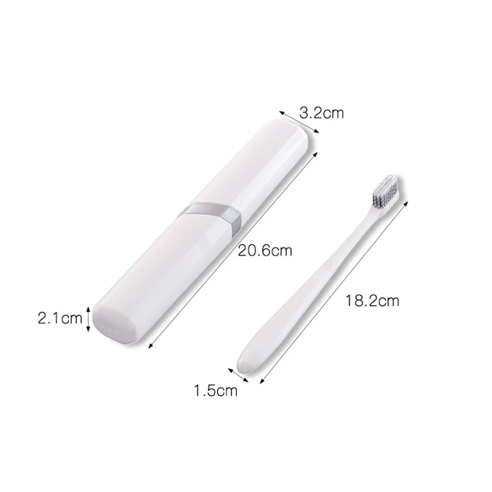1 ensemble support de voyage étui Compact Portable pour brosse à dents stockage de dentifrice organisateur de brosse de petite taille étui de brosse à dents de voyage