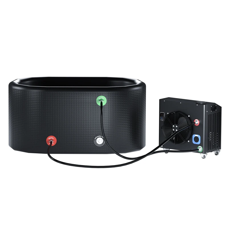 AU Popular Recovery Pod Water Therapy Portable Inflatable Tub Filter Wifi Cooling System Cold Plunge Ice Bath With Chiller