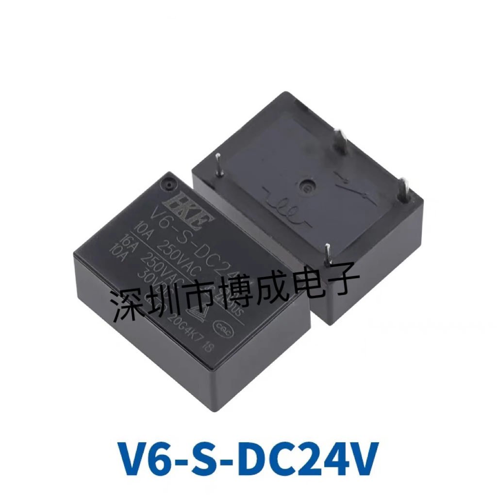 V6-S-DC5V V6-S-DC12V V6-S-DC24V HKE 전원 릴레이, 5 개