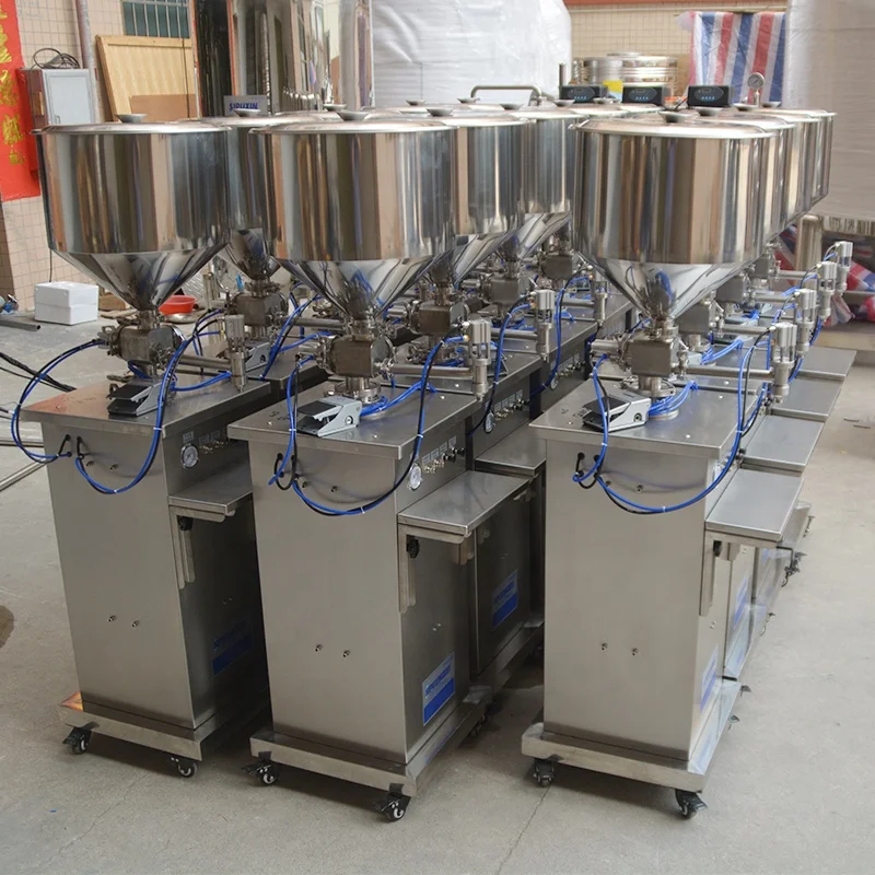 

304 Stainless Steel Material Semi Automatic Paste Vertical Viscous Liquid Filling Machine