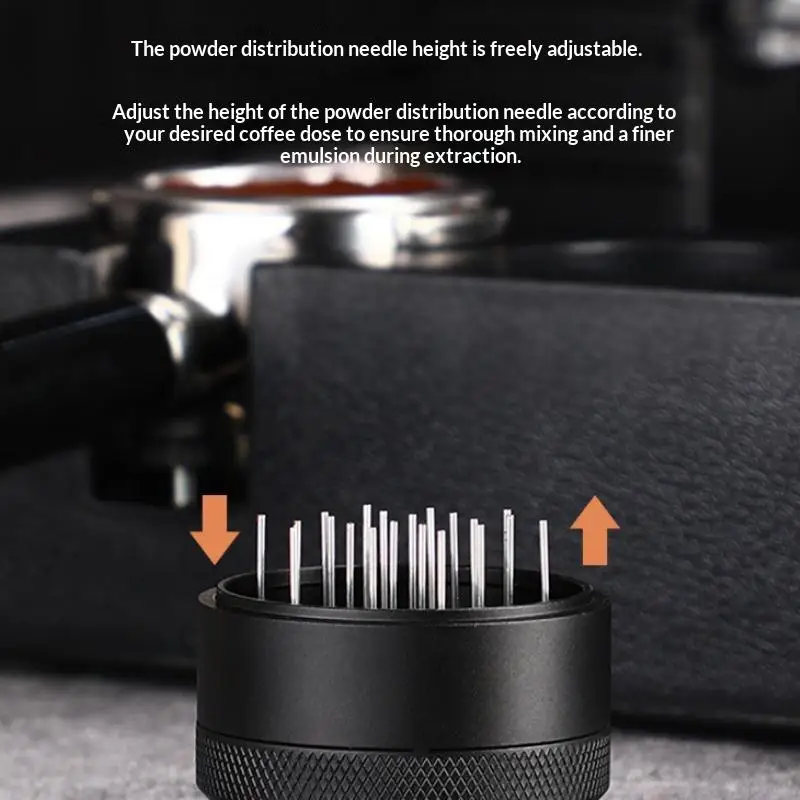 1Pcs Coffee Powder Stirring Tools Espresso Stirrer WDT Tool For 51mm-58mm Portafilter Espresso Distribution
