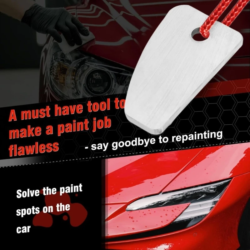 Polishing Point Scrapers Car Repair Tool Car Paint Scrapers for Removing Automotive Stain Denibbing Tool