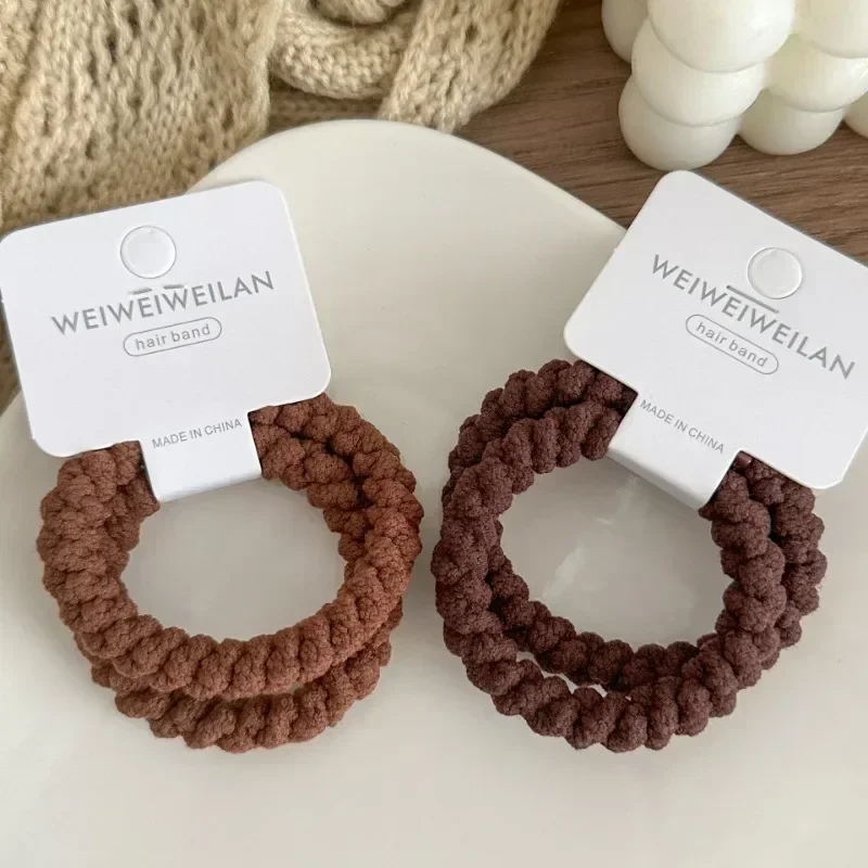 3pc bellezza coreana buona elasticità fascette per capelli anelli corda Scrunchies per le donne ragazze bambino regalo di festa quotidiana accessori