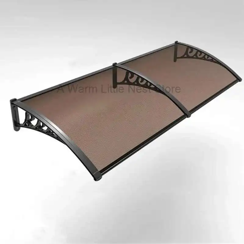

Creative Aluminum Alloy Awning for Courtyard Rainproof and Sun Shade Awnings Modern Multifunctional Outdoor Awning for Company