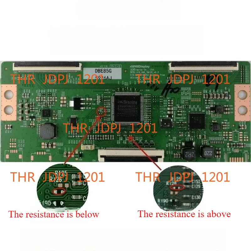 DB T-CON 6870C-0805A V19_UHD_TM120_V0.3 6871L-6394A 6871L-5898A 6871L-6394B 6871L-05926A Placa lógica