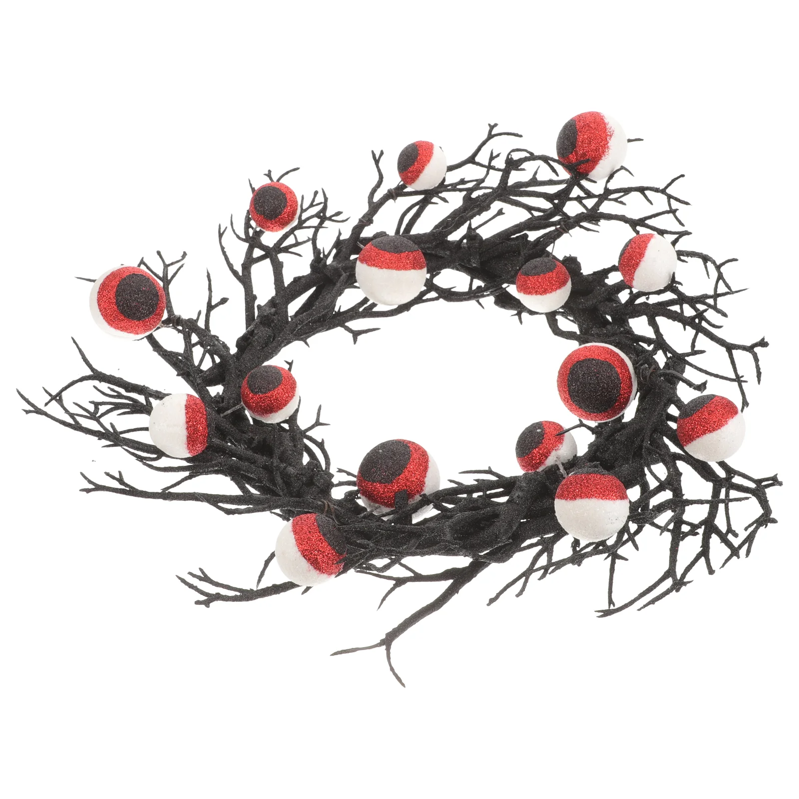 

Halloween Door Wreath Halloween Decorative Eyeball Wreath Dead Branch Wreath