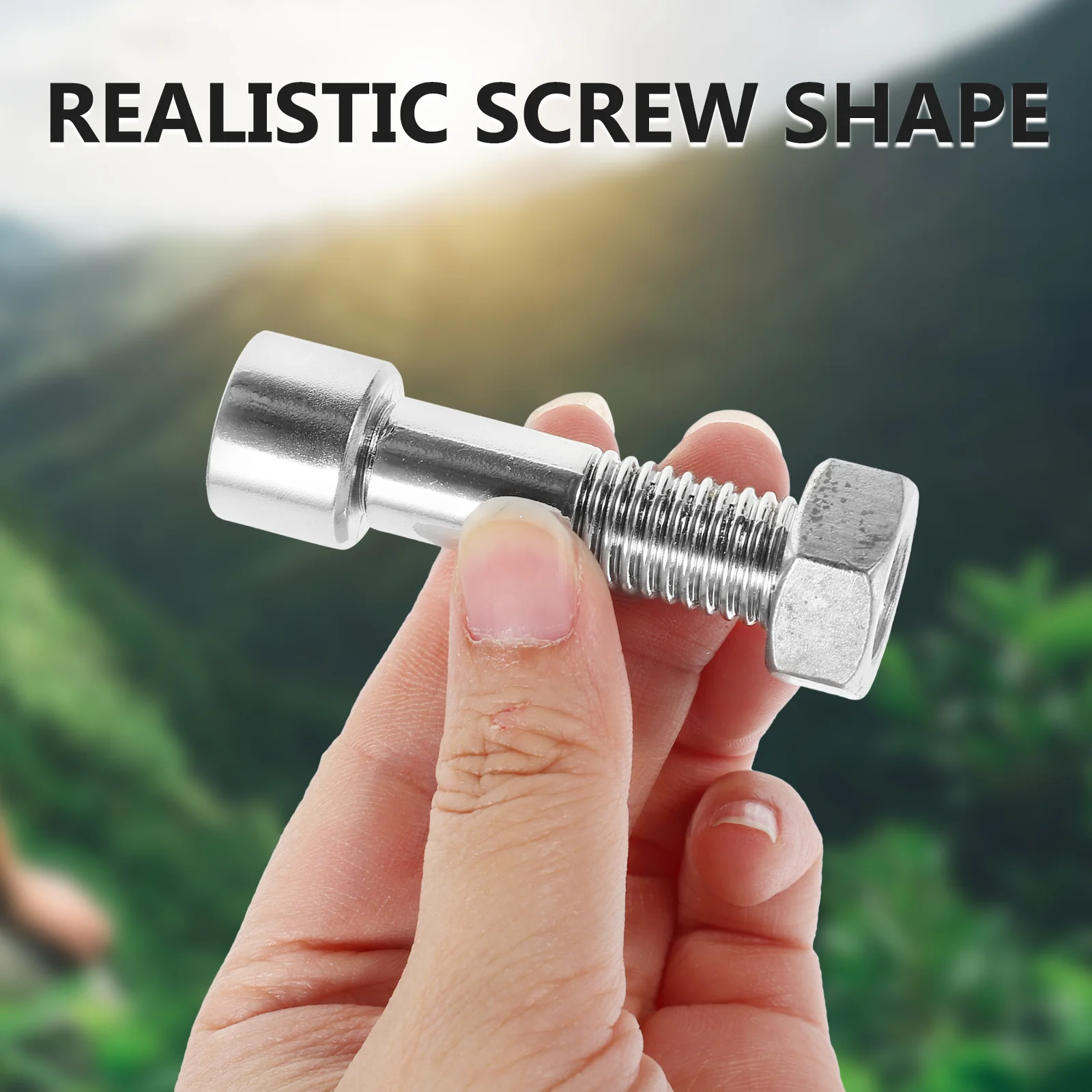 Screw Shaped Container Outdoor Storage Containers Camping Supply Accessories Trinkets Accessory Screw Shaped Money