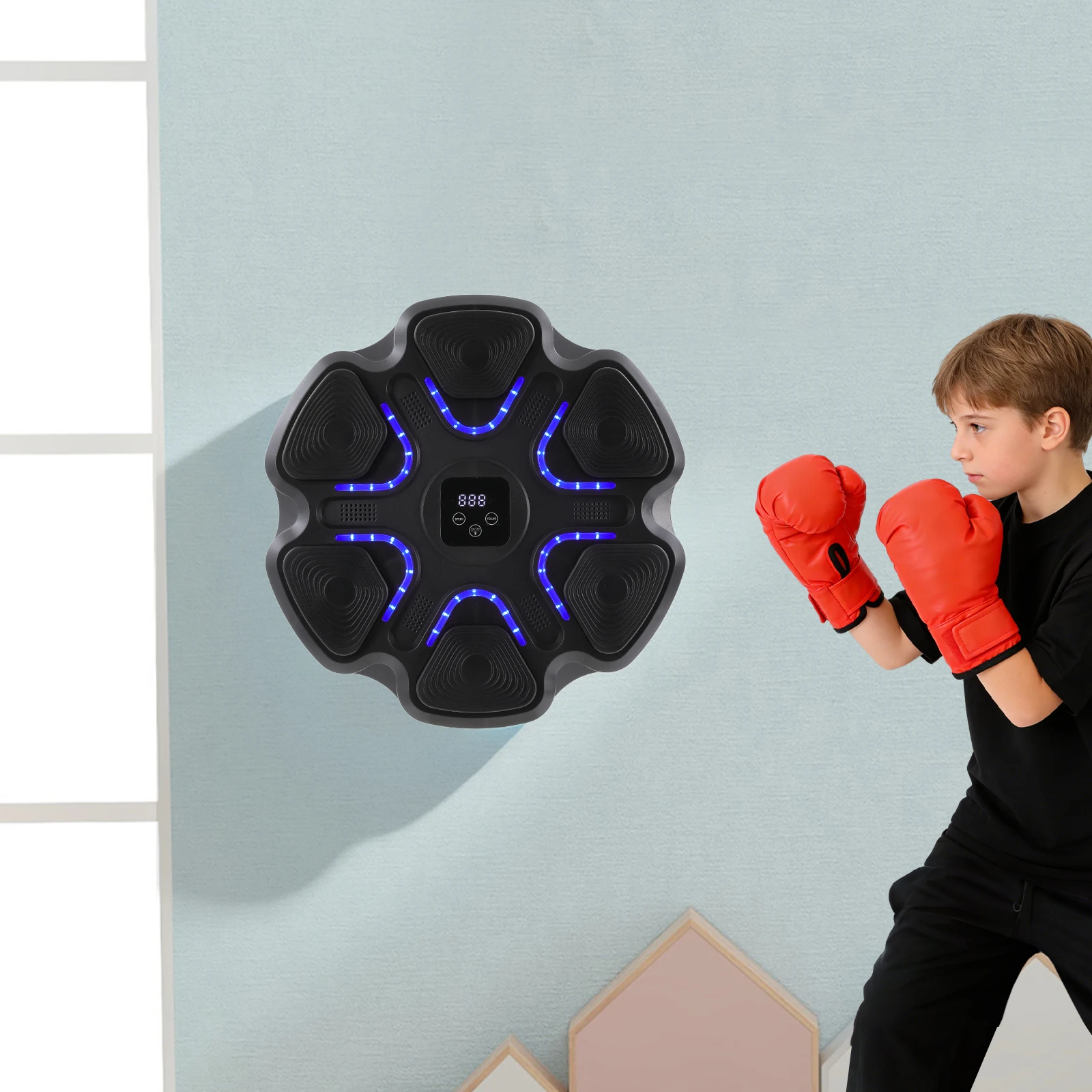 

Black Music Boxing Tool for Kids And Adults - Interactive Musical Punching Game