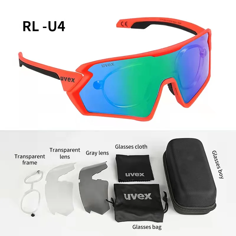 UVEX Cycling Glasses Polarized Outdoor Sports Bike Bicycle Sunglasses MTB Eyewear Goggles Eyeglass gafas de ciclismo hombre