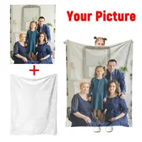 1Pc Custom Photo Blanket,Custom Flannel Blanket with Photo,Custom Picture Blanket,Custom Photo Blanket for Home,Custom Image 2