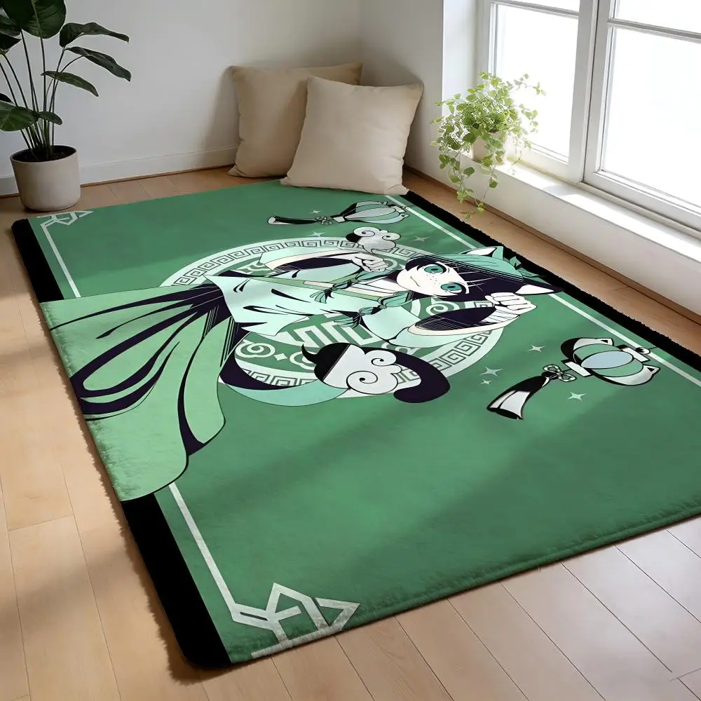 

Floor Mat Soft Flannel Rug Non-Slip Absorbent Mat for Bathroom Bedroom Home Decor The A-Apothecary Anime