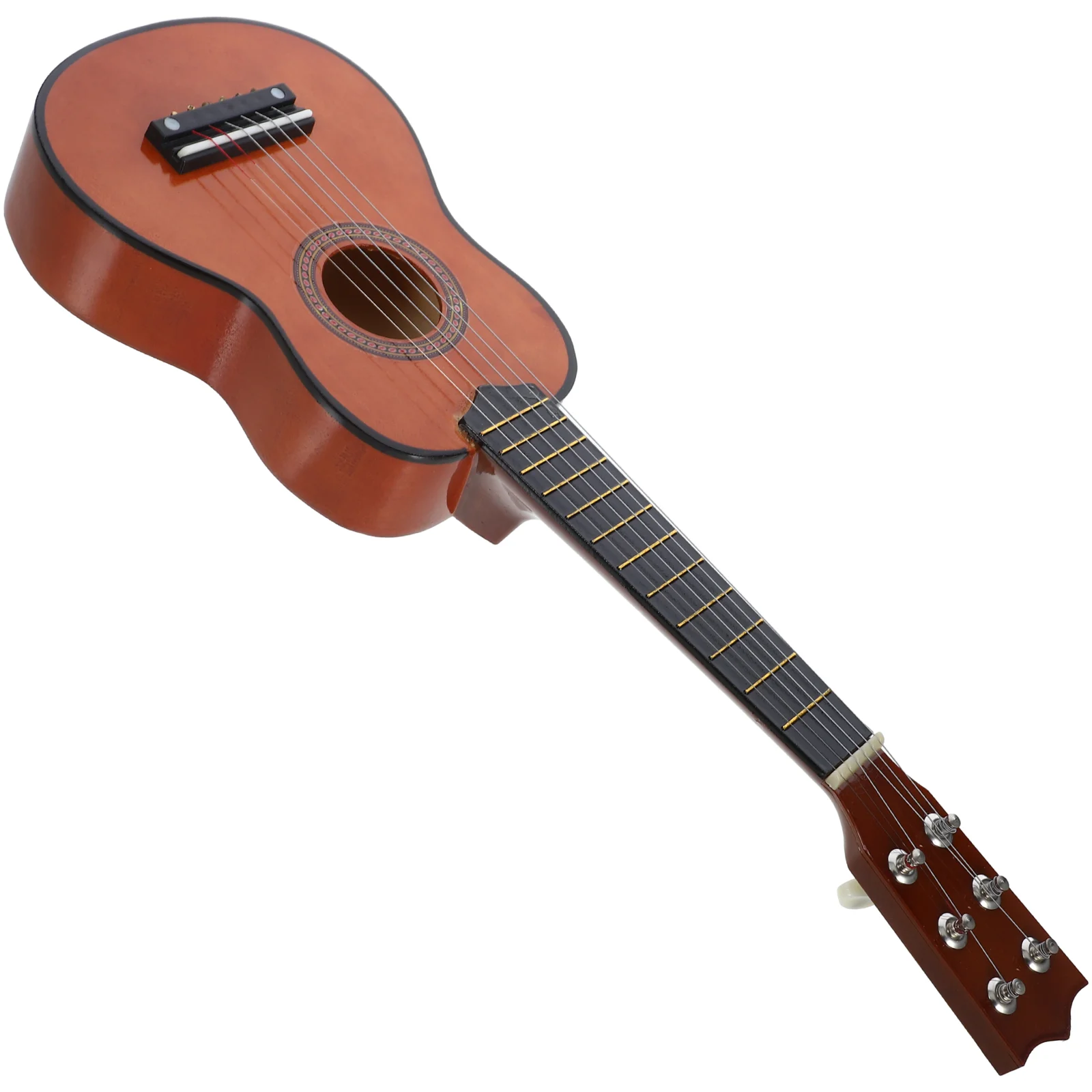 Brinquedo de guitarra infantil mini brinquedos para crianças iniciante instrumento musical café acústico de madeira criança