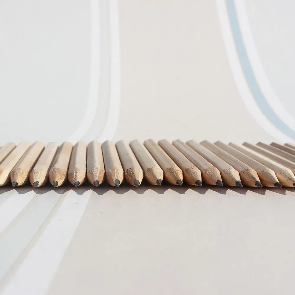 Beginner Drawing Tool Short Pencils Calligraphy Hexagonal Wood Pencil Small Log Mini Sketching Pencils Stationery