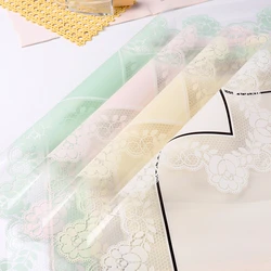 Valentine's Day 20pcs Little Lace Flower Wrapping Paper Waterproof Bouquet Packaging Materials