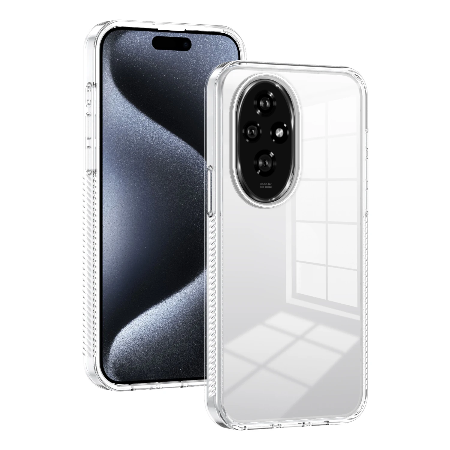 Transparente Hülle für Huawei P60 Mate 60 Honor 70 90 X7A X8A X9A X6S X8 X6A X7B X8B X9B 200 Pro Lite Weiche Rutschfeste Klare Schutzhülle – Detail 1