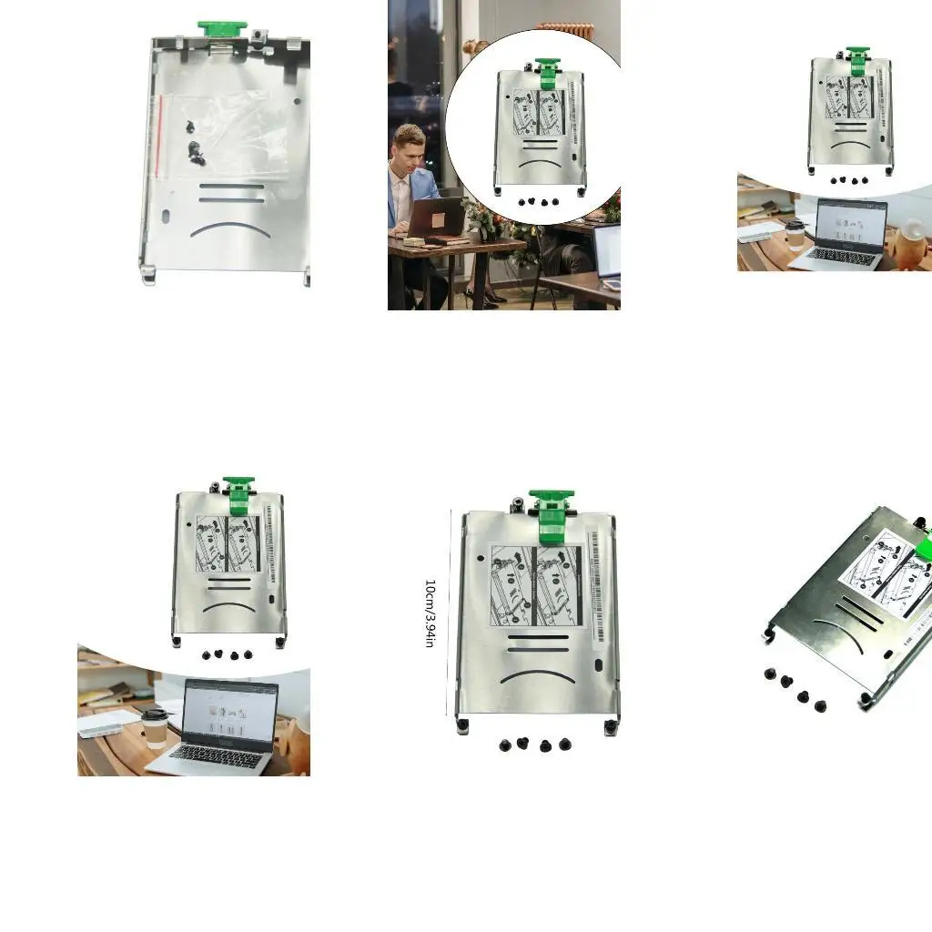 

R53C Hard Drive Caddy HDDs Bracket with Screws HDDs Caddy Cover Replacement for ZBOOK 15 17 Series Laptops Accessory