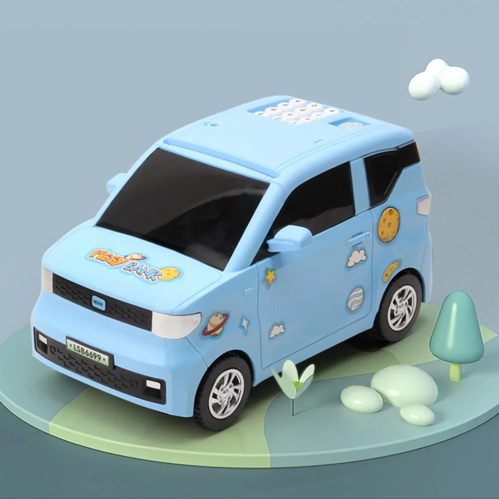 Intelligentie Geldkist Spaarpot Geld Auto Vingerafdruk Geldautomaat Voor Kinderen Digitale Munten Contant Mini Besparende Kluis Speelgoed Kid Cadeau