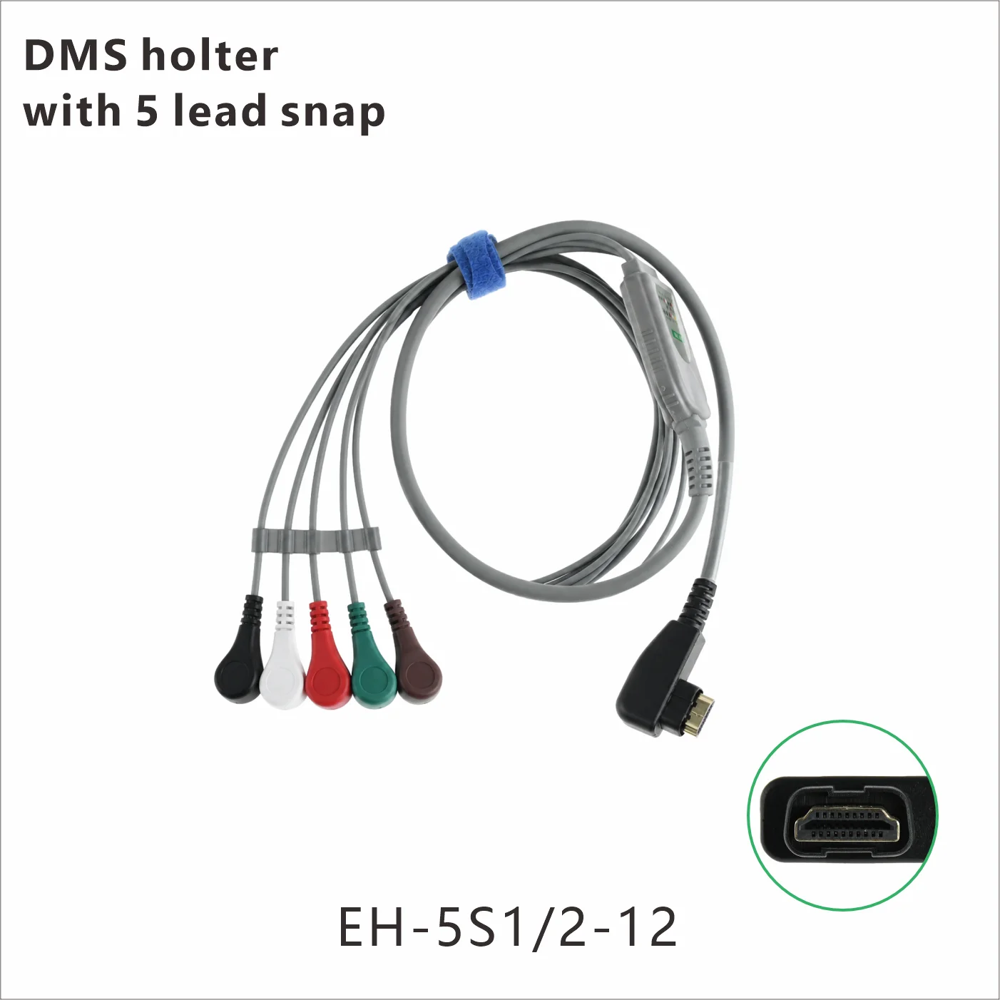 Кабель ECGEHG emslife No.3702 с 5-7-10 отведениями, провода для холтеровского мониторирования DMS 300 ECG Telemetry
