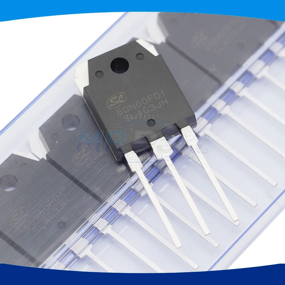 5Pcs SGT60N60FD1 Power Transistor IGBT 600V 60A for Inverter Welding Machine Original Factory New Condition