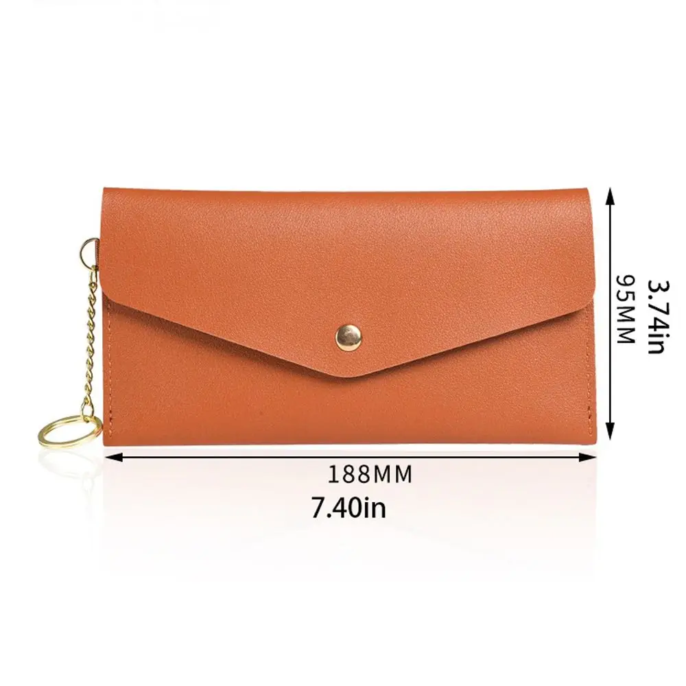 Eleganti borse per telefono in pelle PU sottile Borsa per telefono Regali di compleanno di grande capacità Portafogli da donna Porta carte Portamonete Portafogli