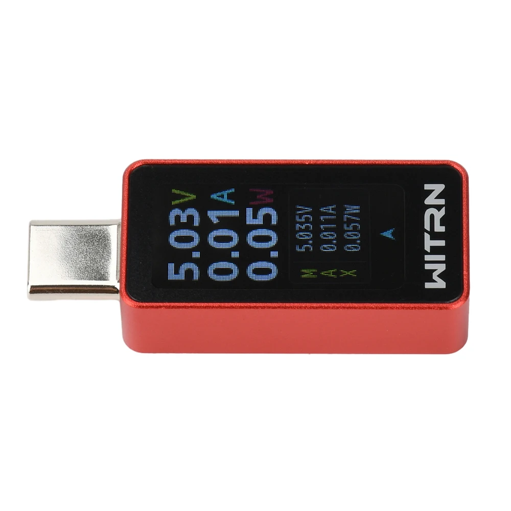 

DC4~28V 0~6A Voltage Current Power Meter Type-C DC 0.96-inch Color Digital Display Multifunctional IPS Measurement Charging