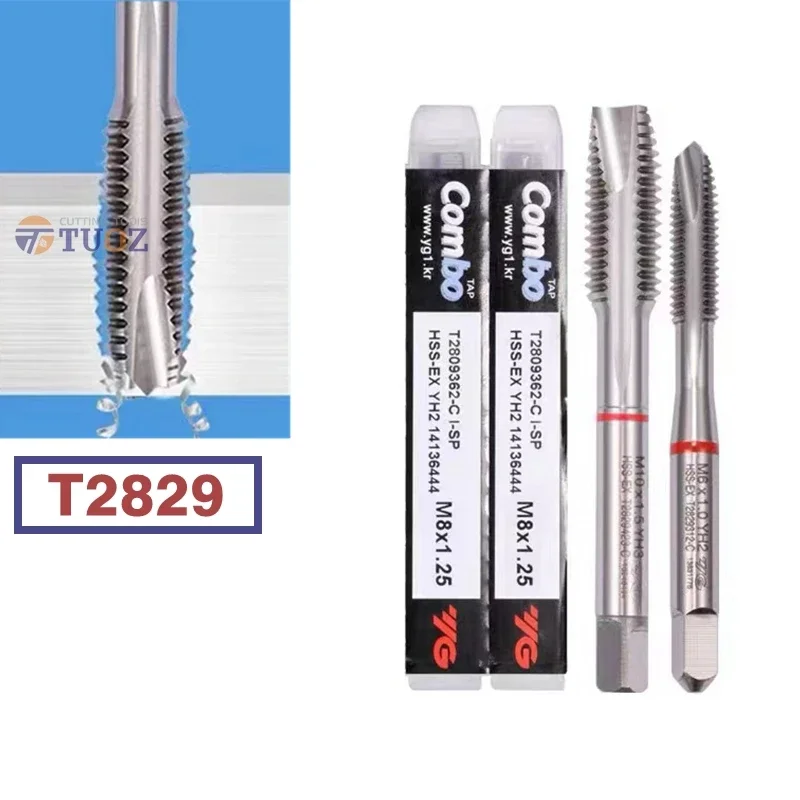 

Original YG- M2 M2.5 M3 M3.5 M4 M5 M6 M8 M10 M12 T2829 CNC Thread Taps Screw Tap Set Straight Flute Plug Through Hole Taps