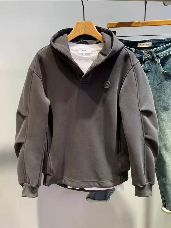 

Extra Large 300 Pou Autumn Winter Loose Fit Hoodie Sweatirt Men's Casual American Trendy Design Organic Cotton Jaet