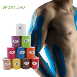 3Inch/7.5cm Kinesiology Tape Water-proof Bandage Athletic Recovery Wrap Colorful Adhesive Muscle Tape for Knee Ankle Protection