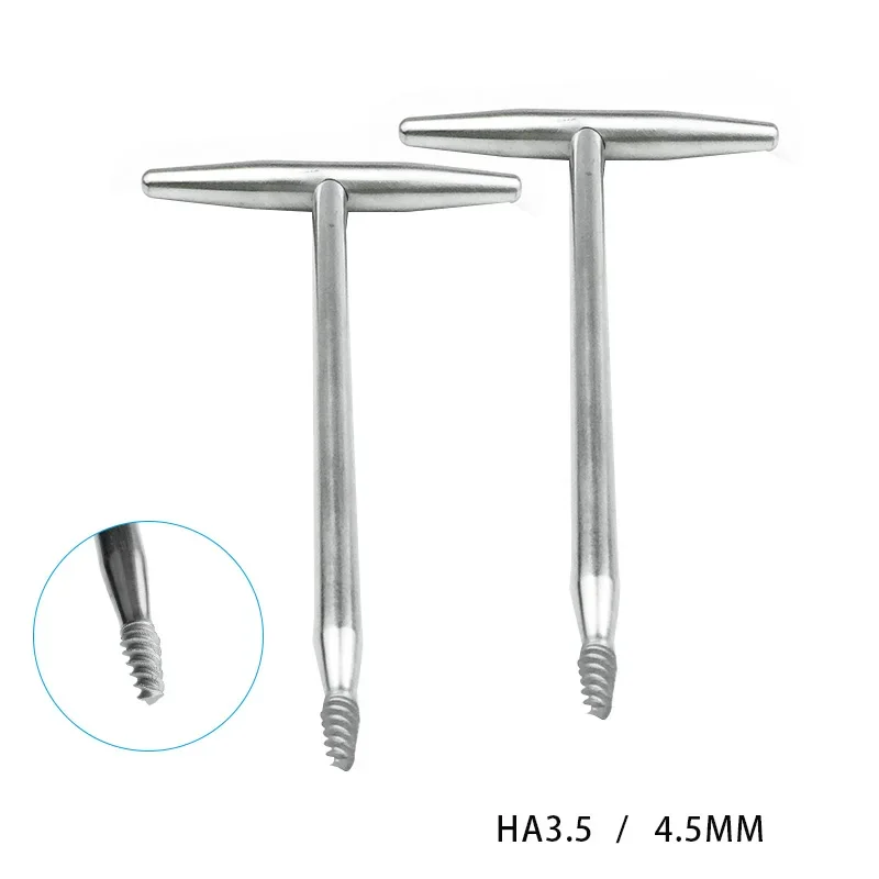 

Bone Screw Extractor with T Handle Orthopedics Veterinary Instrument pet