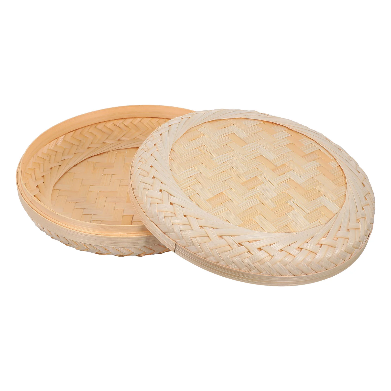 

Bamboo Gift Box First Birthday Paper Banner Sundries Storage Case Wooden Woven Boxes