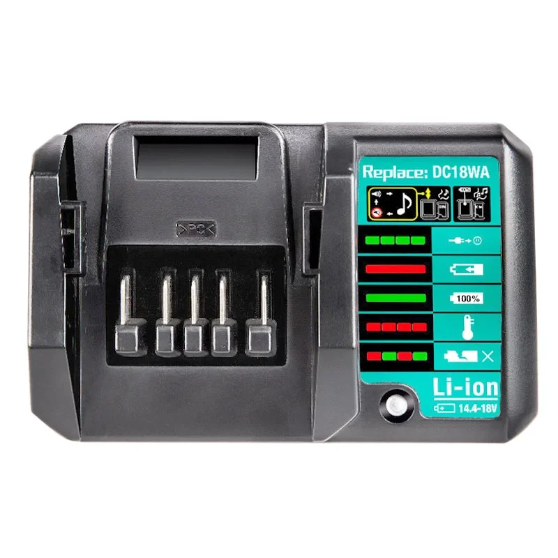 DC18WA Li-ion Battery Charger For Makita 14.4V 18V BL1415G BL1413G BL1815G BL1820G BL1811G BL1813G Lithium Battery