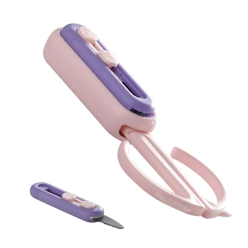 

2 In 1 Scissors Box Cutter 2 In 1 Lightweight Scissors Box Cutter Ergonomic Utility Gadget For Sewing Camping School Workplace
