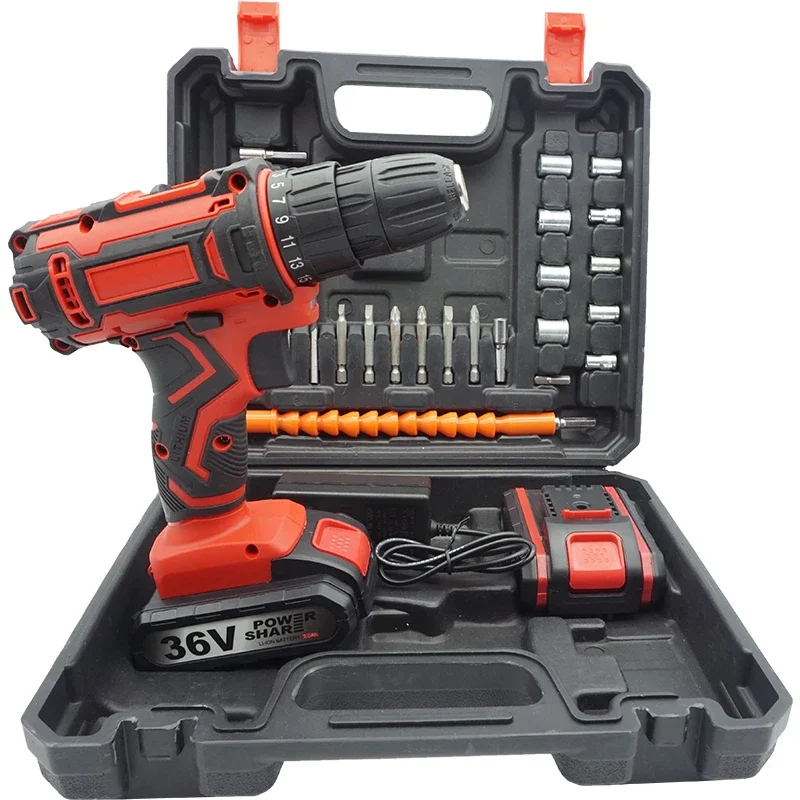 Good Quality  Li-ion rechargeable battery power tools hand drill machine electric cordless drill power drills