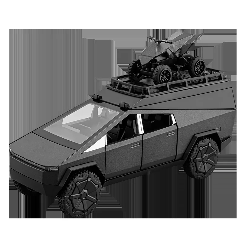 1:32 بيك اب التخييم RV سيارة نموذج سبيكة معدنية دييكاست ضوء الصوت هدية مع الأولاد جمع سيارة لعبة مجسمة الهدايا