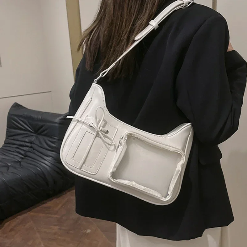 Y2k Harajuku Shoulder Bag Women Korean Transparent Ita Bag School